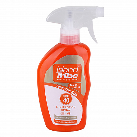 Солнцезащитный лёгкий лосьон-спрей ISLAND TRIBE Light Lotion Spray SPF 40 300ml